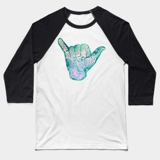 Hang Ten Pura Vida Tribal Mandala Pastel Baseball T-Shirt